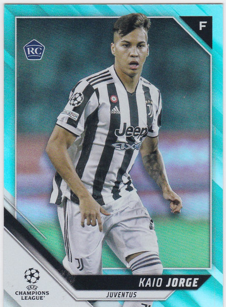 2021 Topps UEFA #196 Kaio Jorge RC Aqual Foil 1/299