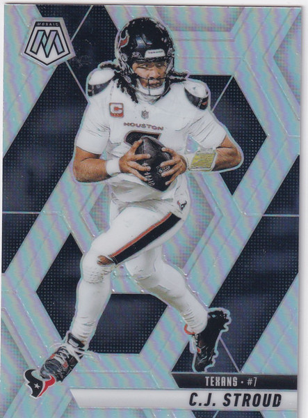 2025 MOSAIC #71 CJ STROUD REFRACTOR- HOUSTON TEXANS