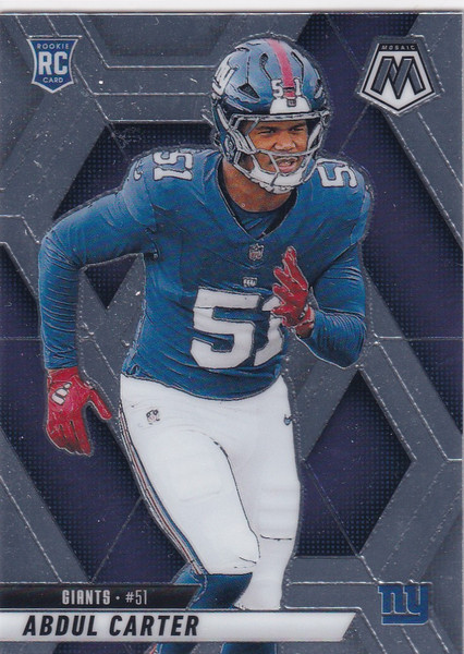 2025 MOSAIC #317 ABDUL CARTER- NEW YORK GIANTS