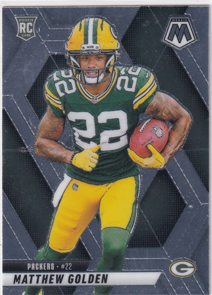 2025 MOSAIC #323 MATTEW GOLDEN- GREEN BAY PACKERS