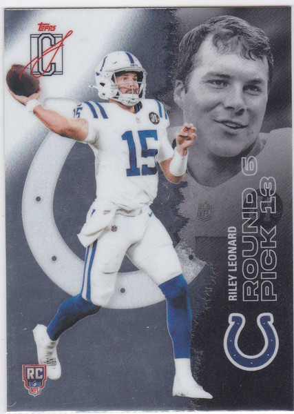 2025 Topps Signature #116 Riley Leonard RC Indianapolis Colts