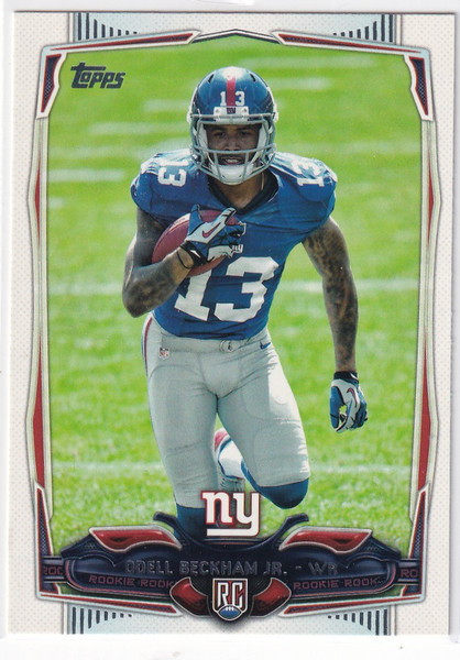 2014 TOPPS #355 ODELL BECKHAM JR- NEW YORK GIANTS