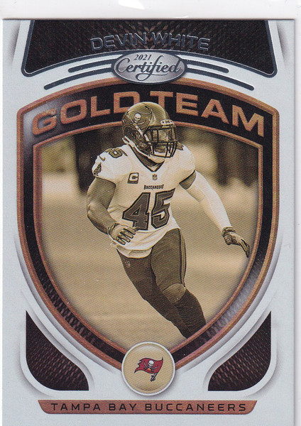 2021 CERTIFIED #GT-18 DEVIN WHITE GOLD TEAM- TAMPA BAY BUCCANEERS