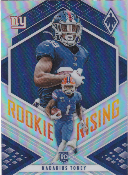 2021 PHOENIX #RIS-10 KADARIUS TONY RISING REFRACTOR- NEW YORK GIANTS