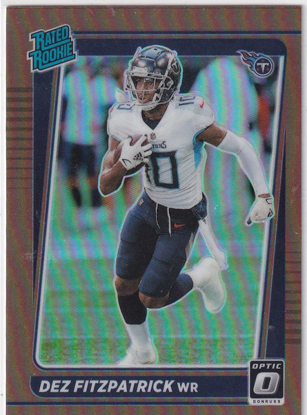 2021 DONRUSS OPTIC #236 DEZ FITZPATRICK BRONZE- TENNESSEE TITIANS