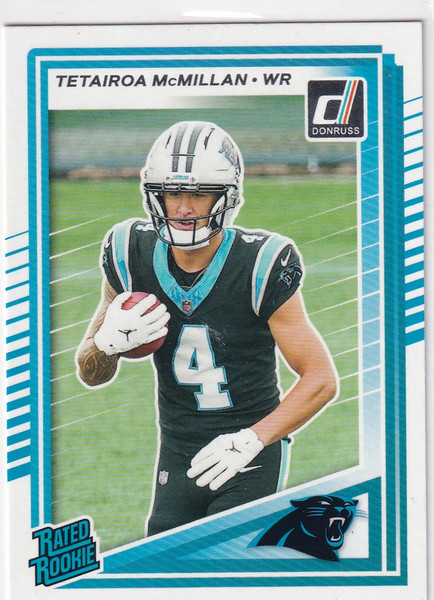 2025 DONRUSS #314 TETAIROA MCMILLAN- CAROLINA PANTHERS