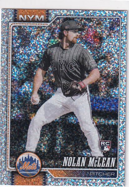 2026 TOPPS SERIES ONE #214 NOLAN MCLEAN GLITTER- NEW YOKR METS