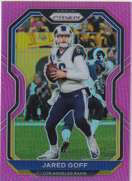 2020 PRIZM #275 JARED GOFF PINK PRIZM- LOS ANGELS RAMS