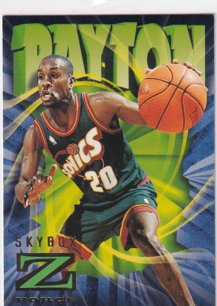 1996 SKYBOX #84 GARY PAYTON Z FORCE- SEATTLE SUPER SONICS