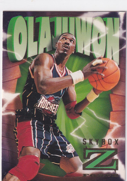 1996 SKYBOX #35 HAKEEM OLAJUWON Z FORCE- HOUSTON ROCKETS