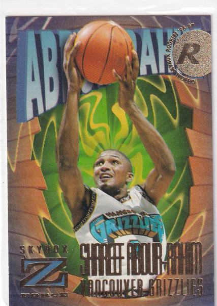 1997 SKYBOX #139 SHAREEF ABDUR RAHIM Z FORCE- MEMPHIS GRIZZLIES