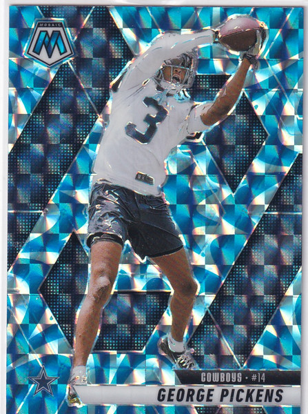 2025 MOSAIC #109 GEORGE PICKENS BLUE REACTIVE- DALLAS COWBOYS