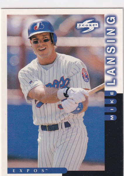 1997 PINNACLE #169 MIKE LANSING- MONTREAL EXPOS