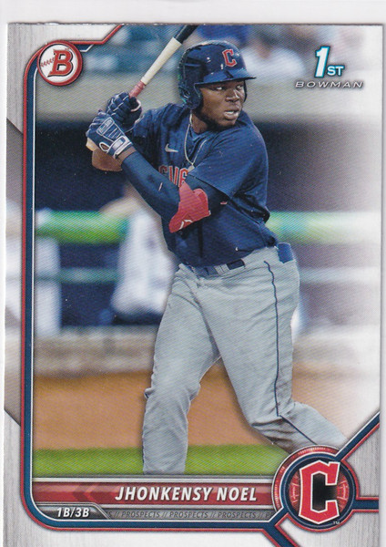 2022 BOWMAN #BP-2 JHONKENSY NOEL- CLEVELAND GUARDIANS