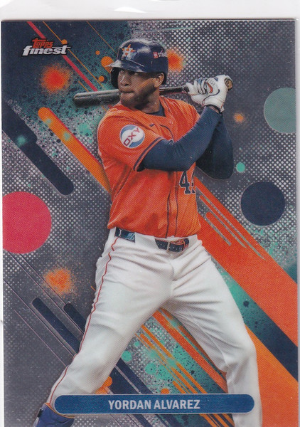 2025 TOPPS FINEST #59 YORDAN ALVAREZ- HOUSTON ASTROS