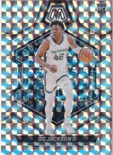 2023-24 MOSAIC #228 GG JACKSON SILVER REACTIVE- MMEPHIS GRIZZLIES