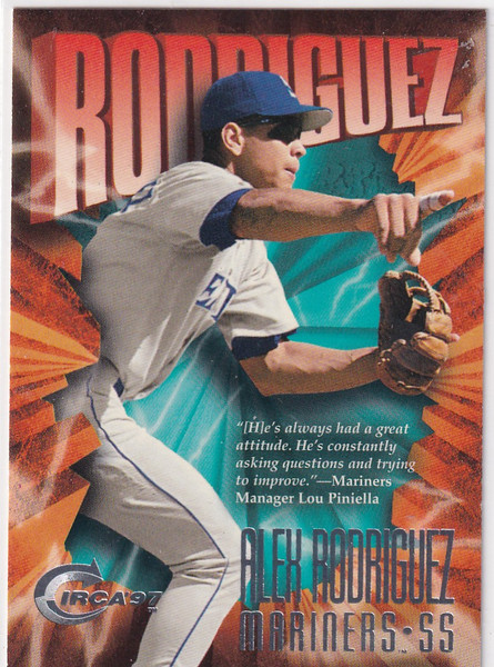 1997 FLEER #100 ALEX RODRIGUEZ- SEATTLE MARINERS