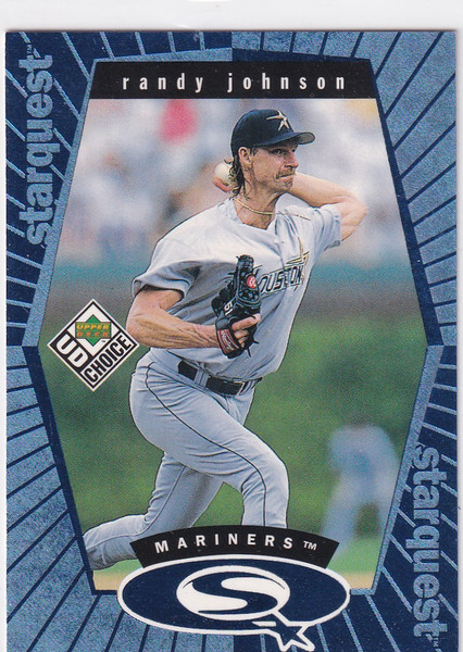 1997 UPPER DECK #SQ12 RANDY JOHNSON STAR QUEST- SEATTLE MARINERS