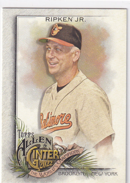 2022 TOPPS ALLEN & GINTER #68 CAL RIPKEN JR- BALTIMORE ORIOLES