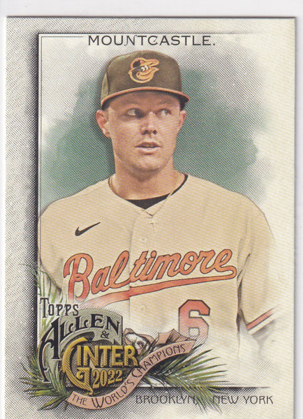 2022 TOPPS ALLEN & GINTER #199 RYAN MOUNTCASTLE- BALTIMORE ORIOLES