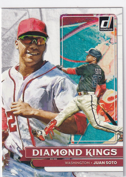 2022 DONRUSS #20 JUAN SOTO DIAMOND KINGS- WASHINGTON NATIONALS
