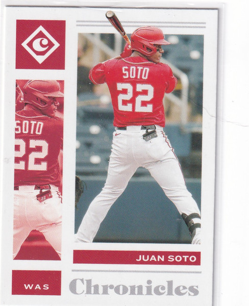 2021 CHRONICALS LEGACY #44 JUAN SOTO- WASHINGTON NATIONALS