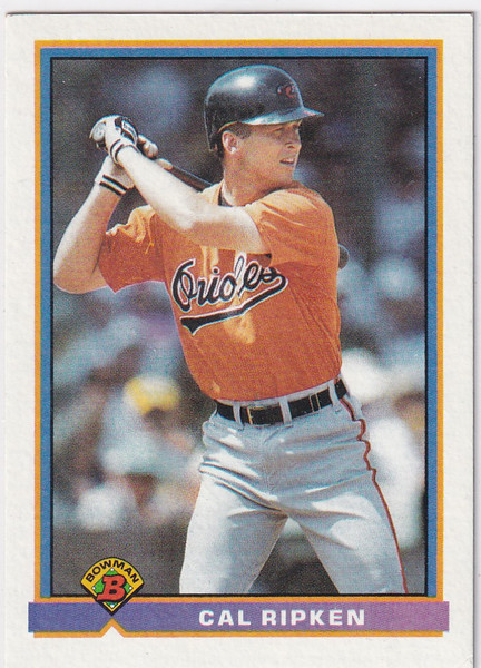 1991 TOPPS BOWMAN #104 CAL RIPKEN JR- BALTIMORE ORIOLES