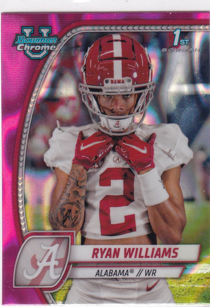 2024 BOWMAN CHROME #53 RYAN WILLIAMS PINK LAVA- ALABAMA