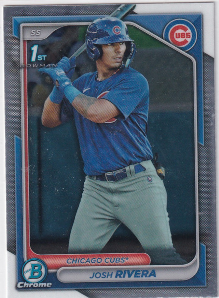 2024 BOWMAN CHROME #BCP-115 JOSH RIVERA- CHICAGO CUBS
