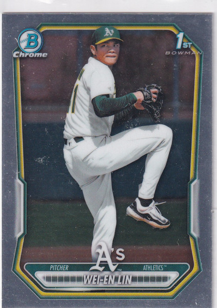 2026 BOWMAN CHROME #BCP-125 WEI EN LIN- OAKLAND ATHLETICS