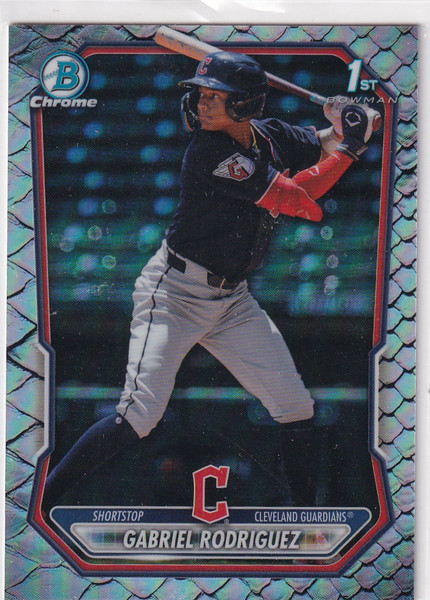 2026 BOWMAN CHROME #BCP-118 GABRIEL RODRIGUEZ REPTILLIAN- CLEVELAND GUARDIANS