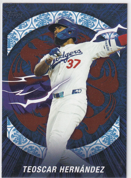 2025 TOPPS TOKYO SERIES #WTD-7 TEOSCAR HERNANDEZ DOMINATION- LOS ANGELES DODGERS