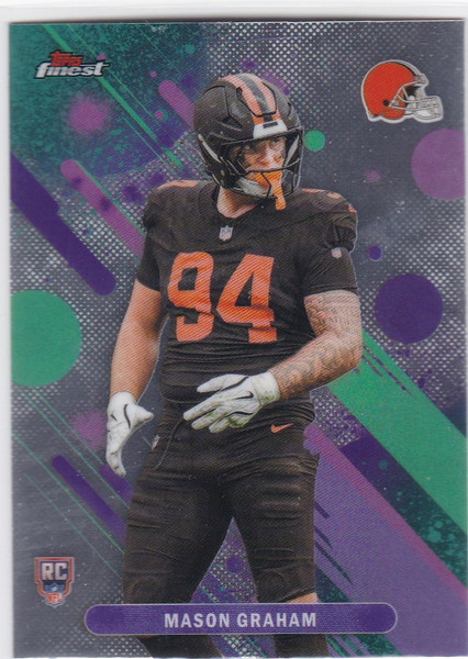 2025 Topps Finest #39 Mason Graham RC Cleveland Browns