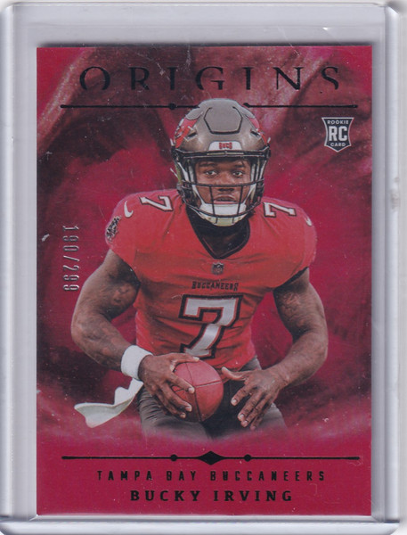 2024 Panini Origins Holo Red 190/299 #107 Bucky Irving - Buccaneers