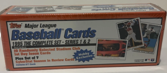 1995 Topps Baseball Sealed Factory set with 17 bonus cards