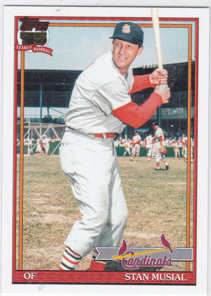 2026 Topps #91B2-34 Stan Musial 75th Anniversary St Louis Cardinals