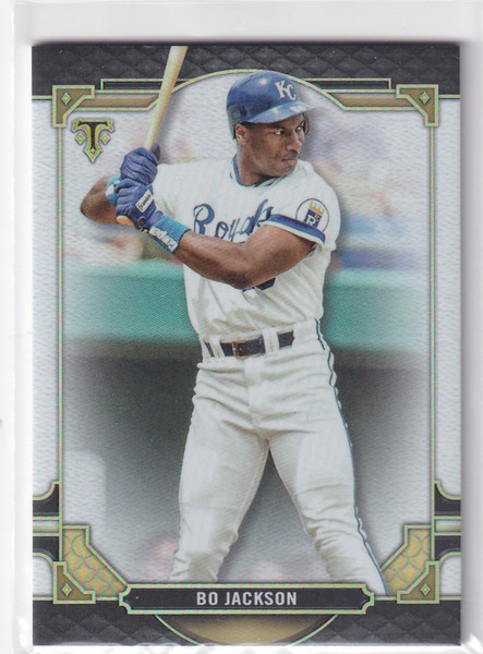 2022 TRIPLE THREADS #1 BO JACKSON- KANSAS CITY ROYALS