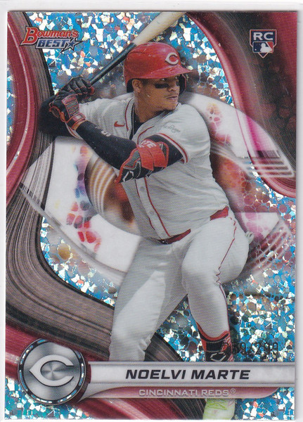 2024 BOIWMAN BEST #19 NOELVI MARTE 259/299 MINI DIAMOND- CINCINNATI REDS