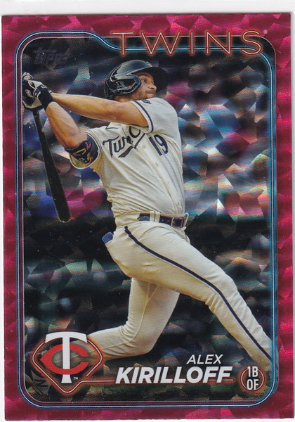 2024 TOPPS SERIES ONE #148 ALEX KIRILLOFF RED 111/199- MINNESOTA TWINS