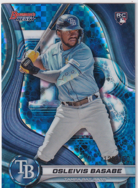 2024 BOWMAN BEST #63 OSLEIVIS BASABE 126/150- TAMPA BAY RAYS
