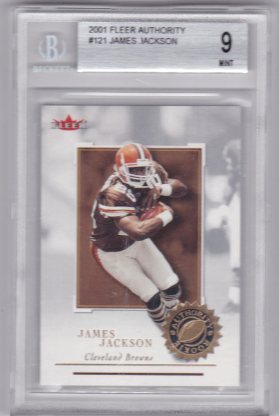 2001 Fleer Authority #121 James Jackson RC 43/1350 Beckett 9 MINT