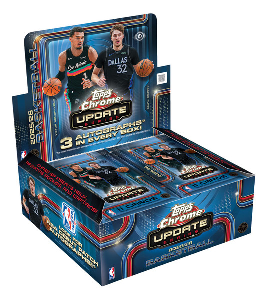 2025-26 Topps Chrome Update Basketball Jumbo Box