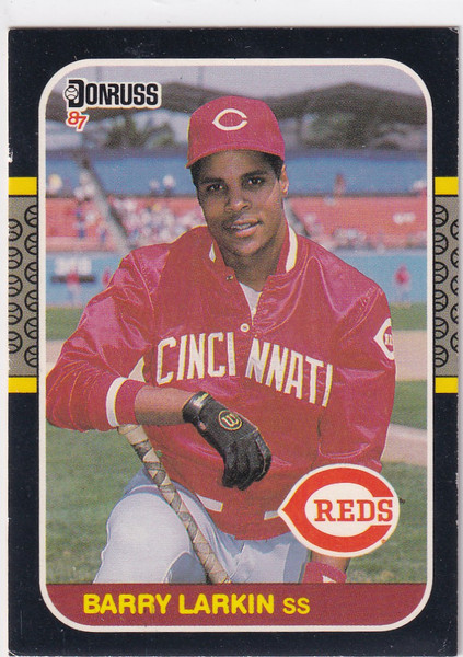 1986 DONRUSS #492 BARRY LARKIN- CINCINNATI REDS