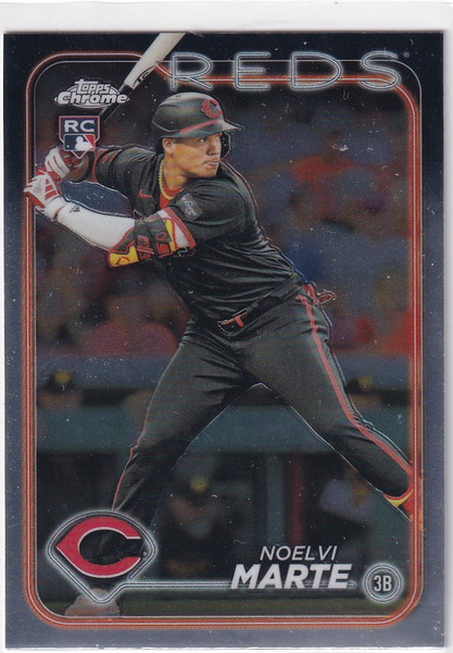 2024 TOPPS CHROME #177 NOELVI MARTE- CINCINNATI REDS