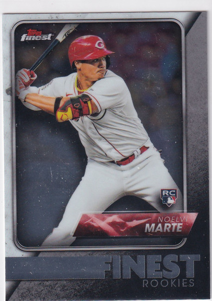 2024 TOPPS FINEST #FRD-10 NOELVI MARTE FINEST ROOKIES- CINCINNATI REDS