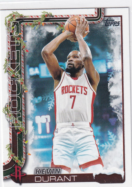 2025 TOPPS HOLIDAY #SSV-JM KEVIN DURANT- HOUSTON ROCKETS