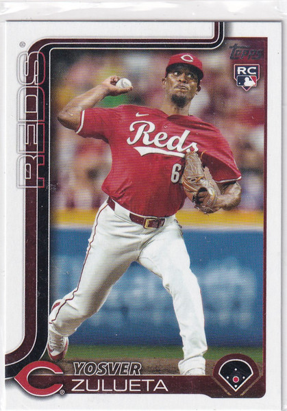 2025 TOPPS SERIES TWO #372 YOSVER ZULUETA- CINCINNATI REDS