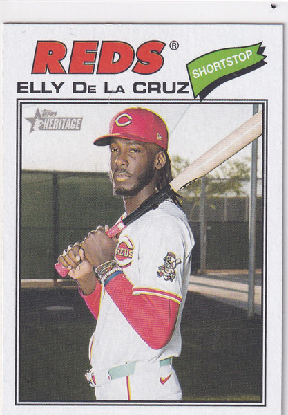 2026 TOPPS HERITAGE #70 ELLY DE LA CRUZ- CINCINNATI REDS