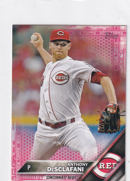 2016 TOPPS MINI RED #328 ANTHONY DESCLAFANI 1/5- CINCINNATI REDS