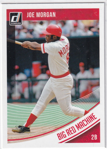 2018 DONRUSS #92 JOE MORGAN BIG RED MACHINE- CINCINNATI REDS